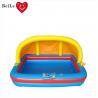 Customized 0.25mm PVC(EN71) yellow and blueinflatable baby bath pool for sale