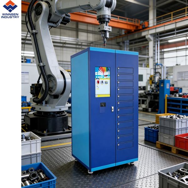 Winnsen Smart Vending Machine with Usage Tracking Low-Stock Notifications and Custom Design for PPE and Tools