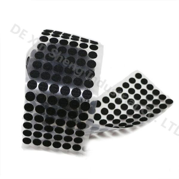 Hotmelt Glue Bulk Hook And Loop Dots Sticky Coins 25mm Safety Fire Resistant