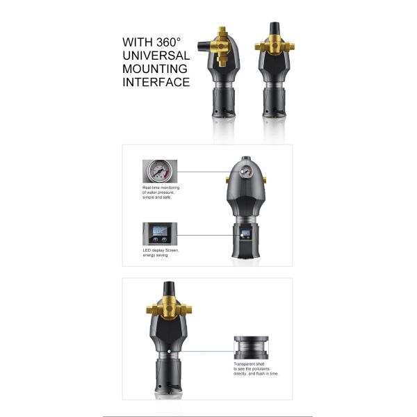 Efficient 25L/Min Whole House Pre Filter For Municipal Tap Water