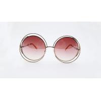 Ladies' fashion accessories Metal sunglasses 2019 fashion design UV 100% Round for sale
