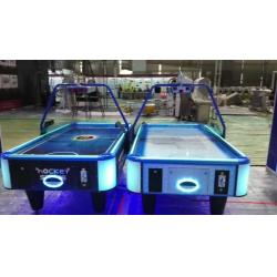 China 220V Coin Operated Air Hockey Table Metal Material 4 side injection molding for sale