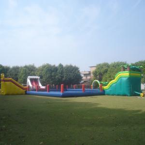 Wholesale Durable Inflatable Water Park Slides With Big Pool For Beach Or Hotel from china suppliers
