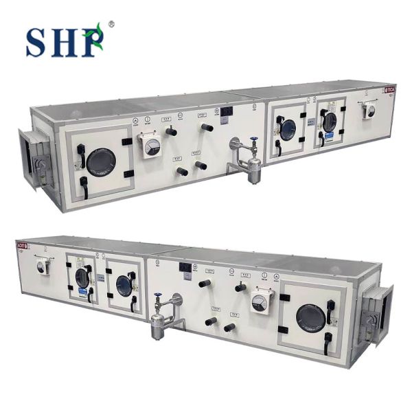 Central AC Modular Ahu Air Handler Combined Hydronic Air Customizable Air Flow