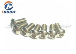 China A2 A4 Socket Button Cap Customized Flat Head Machine Screw For Railway on sale