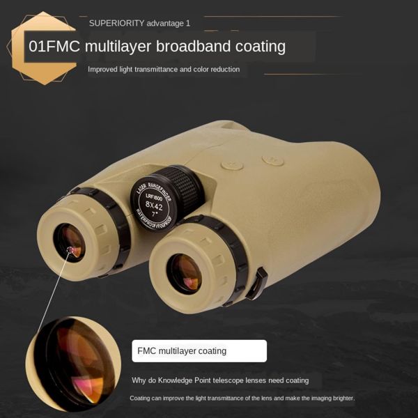 8x42 5-3500m Binocular Laser Rangefinder Telescope For Hunting Range Finder
