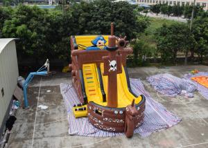 Wholesale Pirate Ship Design Indoor Blow Up Bouncers , Safety Kids Inflatable Slide from china suppliers