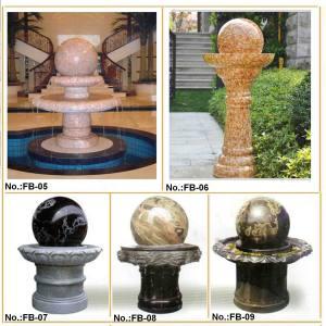 China Stone Sphere Fountain For Home Decoration on sale