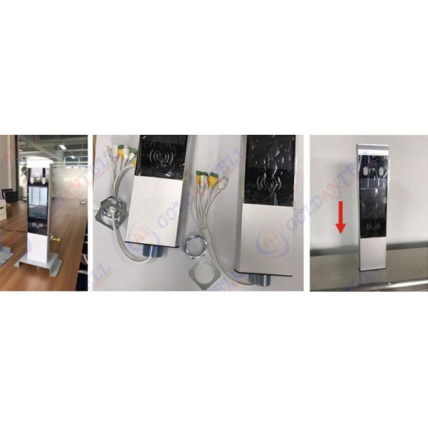 7 Inch IP66 Biometric Time Attendance Machine Face Recognition Terminal