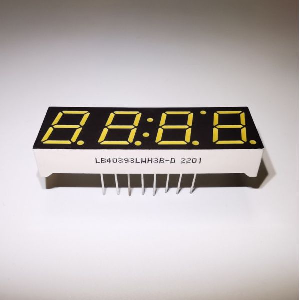 Seven Segment Digital Display With 360 Degree Viewing Angle And 5V Reverse