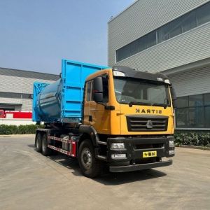 Customized Mobile Vertical Direct Compression Solid Refuse Trash Waste Refuse