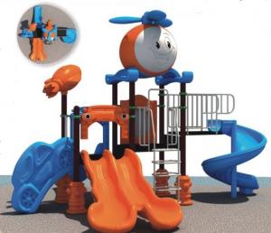 Chinese supplier big combination slide plastic outdoor playground for student