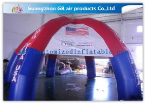 China Colorful Outdoor Dome inflatable tailgate tent personalized canopy tent with 6 Legs on sale
