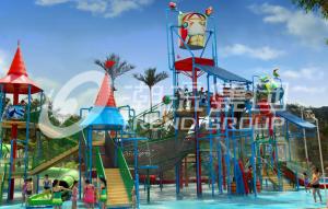 Wholesale Fiberglass Aqua Playground Equipment / Customized Water Equipment For Kids from china suppliers