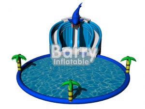 Wholesale Summer Inflatable Water Game Toys Dolphin Inflatable Amusement Park For Kids / Adult from china suppliers