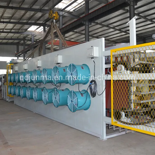 Automatic Grade Horizontal Structure Rubber Sheet Batch-off Cooler National Standard Rubber Cooling Machine