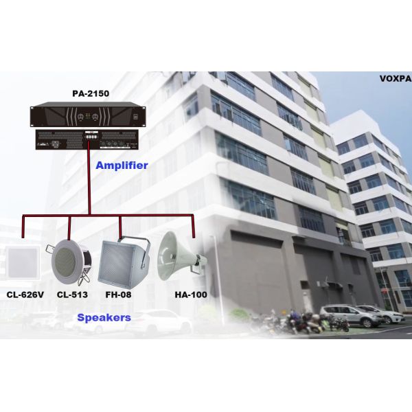 250w High Power Fiberglass 8 Ohm Horn Speaker Loud Sound Factory Direct Sale OEM ODM Grey Color