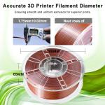 US PLA Toughness Enhanced 3D Printer Filament Silk Black Red Coppeer PLA