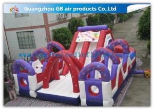 China Outdoor Inflatable Bounce House Games Double Slides For Business Hire on sale
