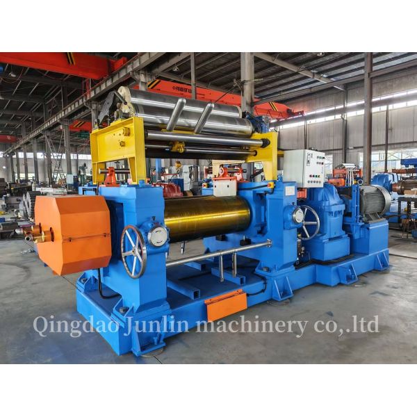 Open Type Rubber Mixing Mill Machine Two Roll Mill For Rubber Compounding Xk-450