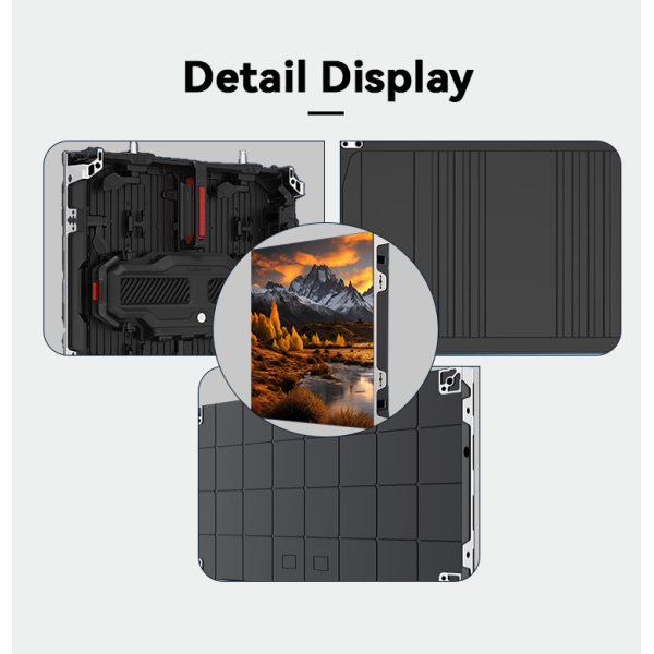 SMD P10 3D Hologram Advertising Display Panel Ultra Thin Fixed COB