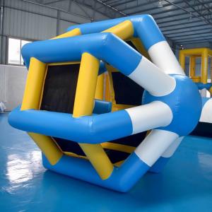 Wholesale 0.9mm PVC Tarpaulin Colorful Inflatable Hamster Wheel  For Water Games from china suppliers