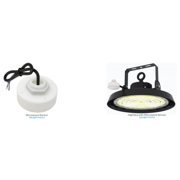 Europe Warehouse HB5 highbay lighting solution with multiple beam angles 3 CCT options and smart sensor compatibility for illumination