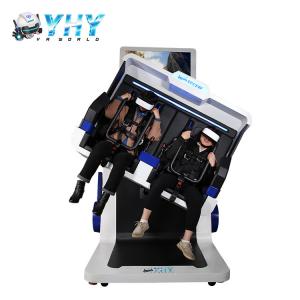China Double 360 Degree Virtual Reality Game Chair Realistic 9D Cinema VR Flight Simulator on sale