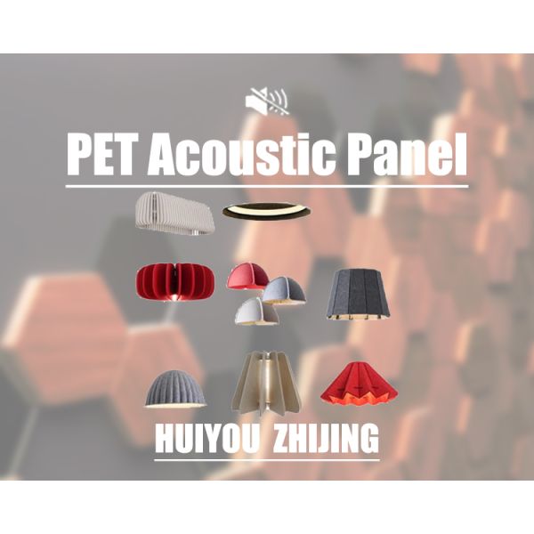 Customized PET Acoustic Lighting Home Decoration Sound Proof Lighting