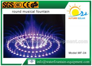 Musical Control Outside Water Fountain Diameter 6000mm Customizable Material