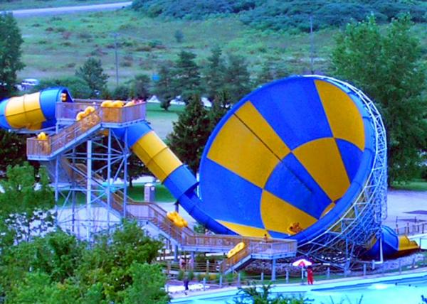 Quality Holiday Villa Funny Great Wolf Lodge Tornado Slide Video / Centre Parcs Slides for sale