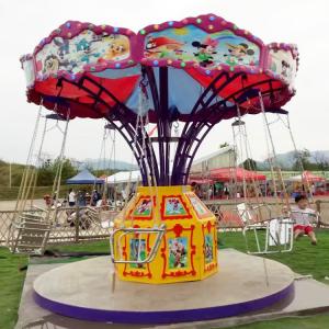 Flying Chair Ride Kids Amusement Ride Load 8 Riders With Mickey Decoration