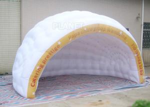 Wholesale Commercial Inflatable Igloo Tent Semi Circle Logo Printing Fire Retardant from china suppliers