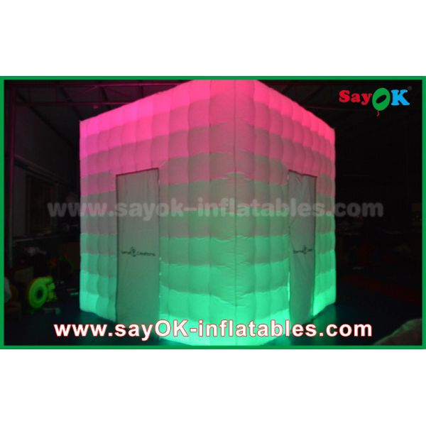 Inflatable Photo Studio Customized Shape PVC Coating Inflatable LED Photo Booth With Charming