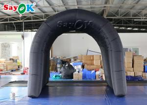 Wholesale inflatable outdoor tent Portable Sterilization And Disinfection Chamber Channel Black Dome Shape In Public from china suppliers
