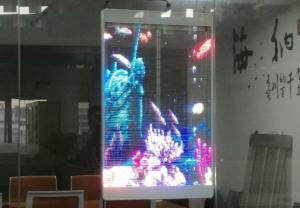 P10 Full Color Transparent LED Screen Dimension Customized Excellent Performance