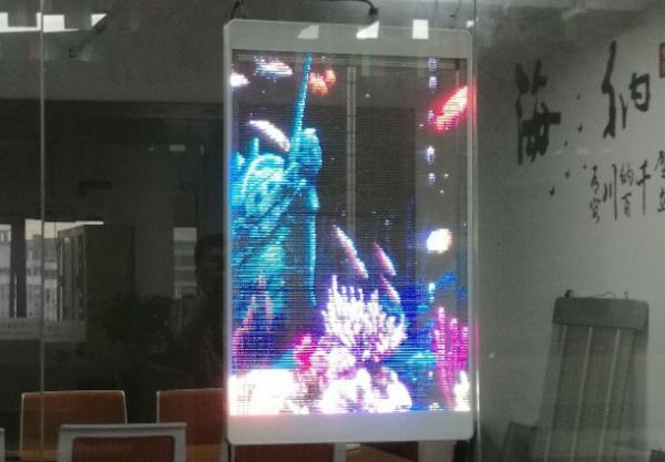 Quality P10 Full Color Transparent LED Screen Dimension Customized Excellent Performance for sale