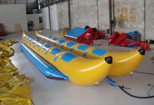 Wholesale Double Lane Inflatable Flying Fish Boat , PVC Tarpaulin Inflatable Banana Boat for Water Sport Game from china suppliers
