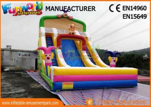 Wholesale Clown Large Size Commercial Bounce House With Slide / Inflatable Kids Slide For Party from china suppliers