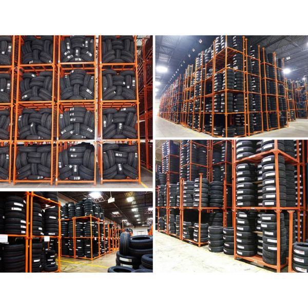 Foldable Stacking rack Stackable Rack For Tire Warehouse Storage Tire Rack