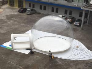 China Pvc Tarpaulin Inflatable Dome Air Bubble Tent For Hotel Outdoor on sale