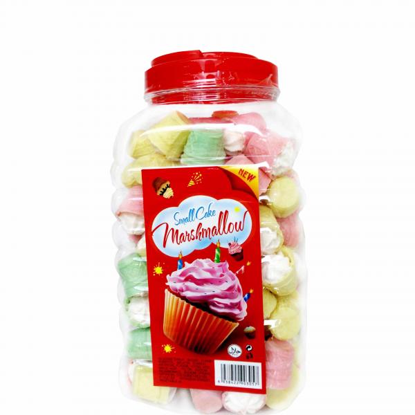 Quality Mini Cake In Jar Nice Taste Marshmallow Sweets , Soft candy marshmallow for sale