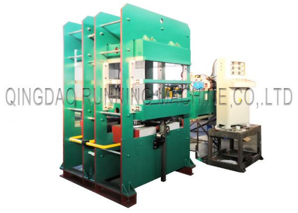 Quality 400T Pressure Rubber Vulcanizing Press Machine 2 Working Layers Relay Automatic Control for sale