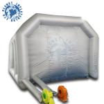 7 M Grey Inflatable Spray Booth Water Resistance With Storage Bag
