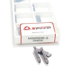 Tungsten Carbide Grooving Insert 4mm Grooving Insert , Face Grooving Inserts