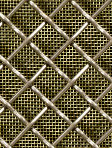 Stainless Steel Crimped Wire Mesh For Decorate With Oblong Or Square Aperture