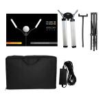 AC DC Battery Powered Double Arms Led Fill Light CRI 95 50W Beauty Set With