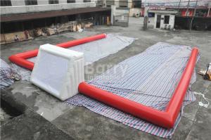 Wholesale Red Air Sealed Big Inflatable Football Field , Inflatable Soccer Court from china suppliers