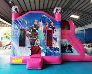 Wholesale Frozen Double Slide Bounce House Combos Inflatable Bouncer from china suppliers