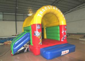 Wholesale Commercial inflatable jumping house Transformers inflatable bouncer with slide 4-6 children inflatable combo from china suppliers